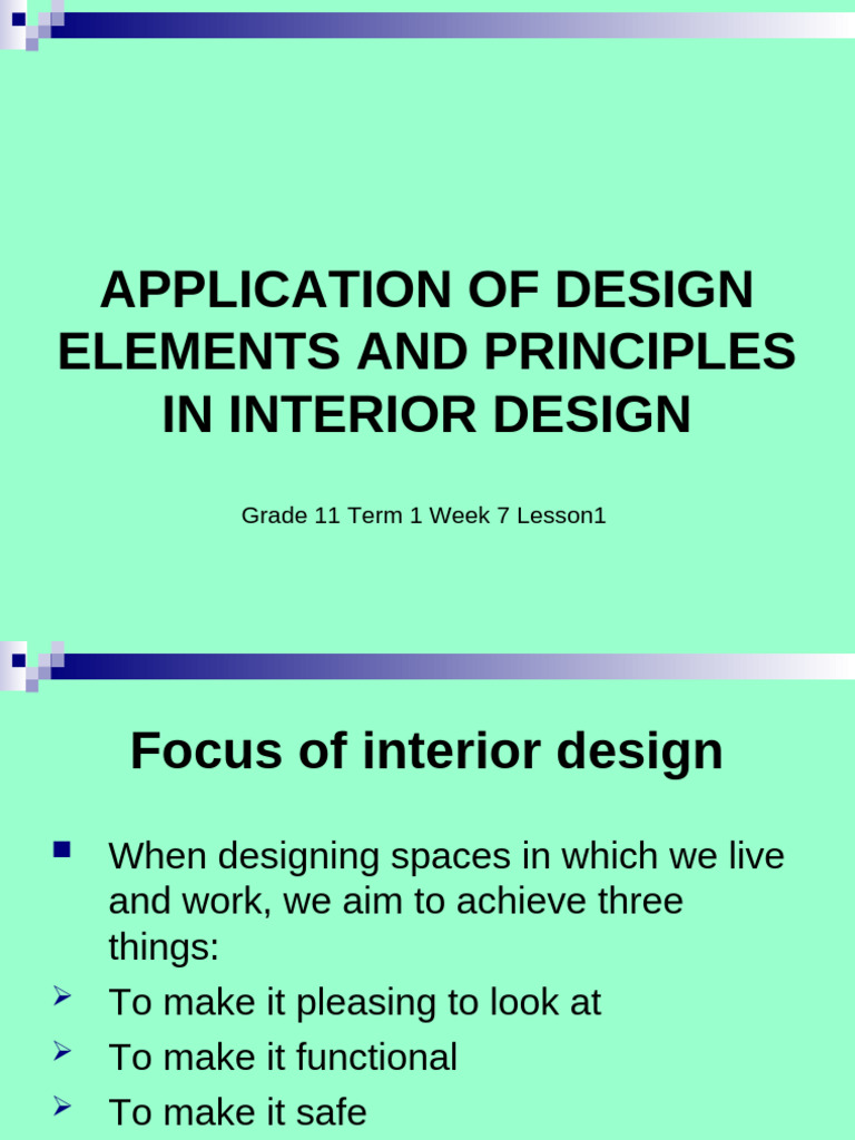 Application in Interior Design | PDF