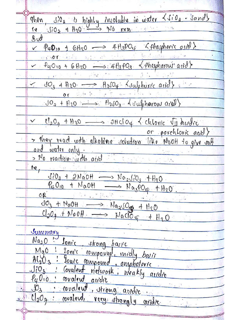 Inorganic Notes (Hija) - 61 | PDF