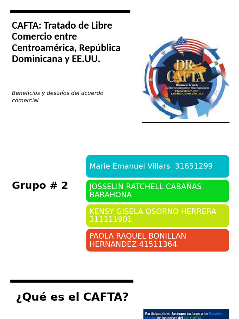 Beneficios y Desafíos del CAFTA | PDF | Centroamérica | El comercio ...