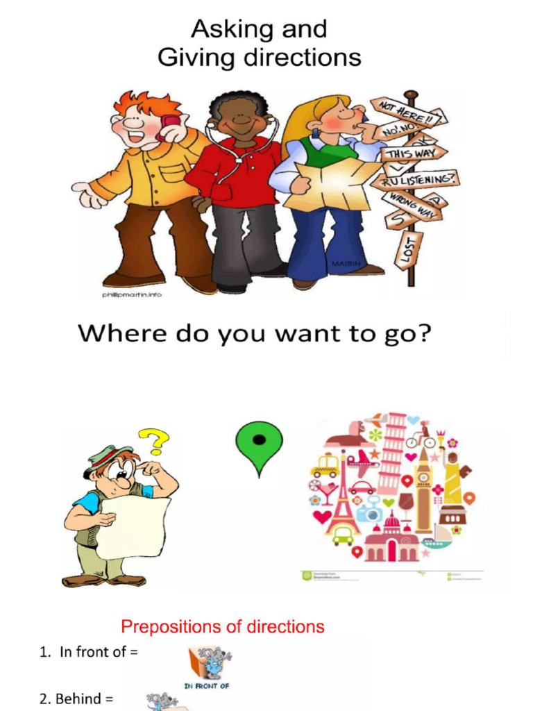 Asking and Giving Directions Eighth Grade IOVF 2025 | PDF