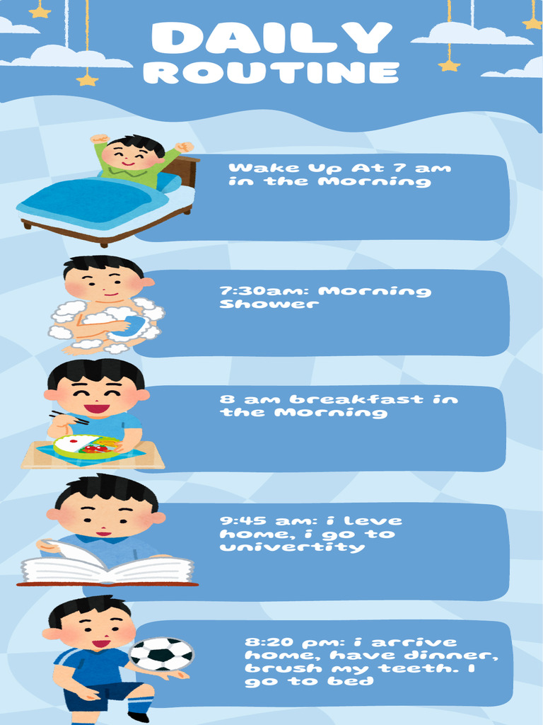 Daily Routine Schedule Overview | PDF