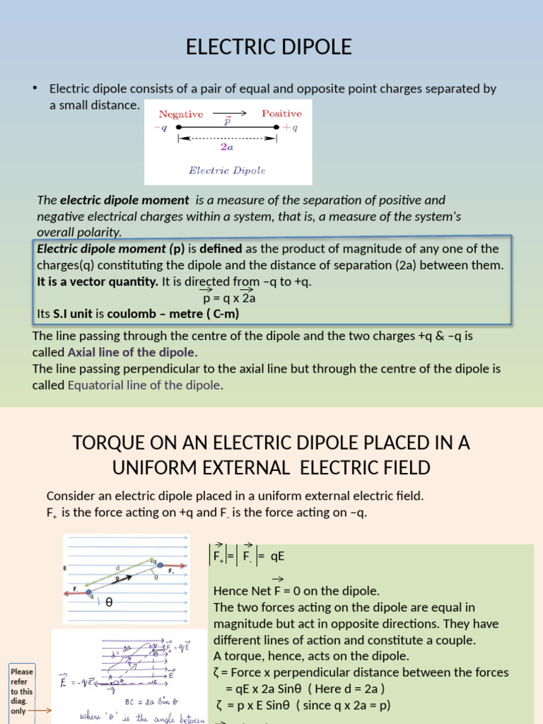 Electrostatics Chap 1 - 2 | PDF | Dipole | Physical Quantities