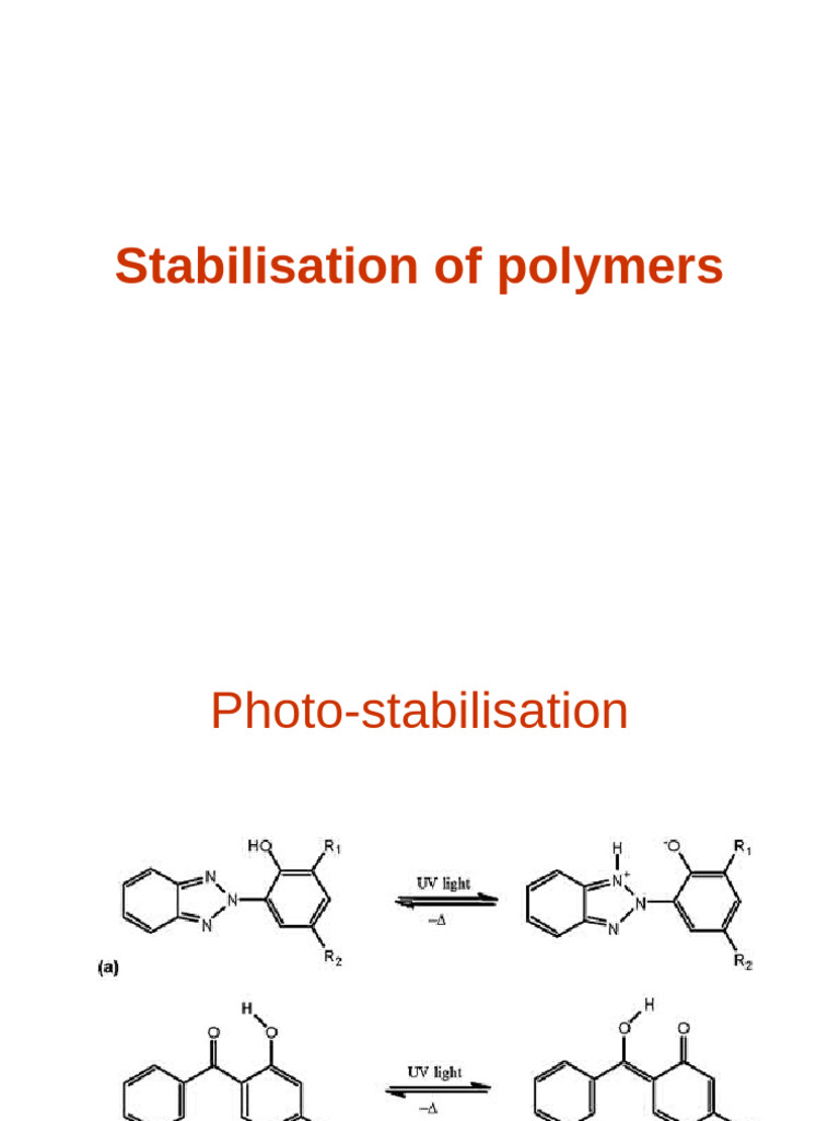 Stabilisation of Polymers | PDF