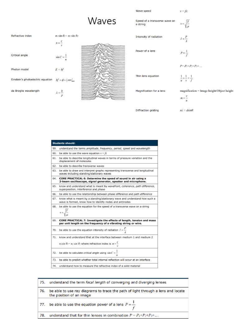Understanding Mechanical Waves and Oscillations | PDF | Diffraction | Waves
