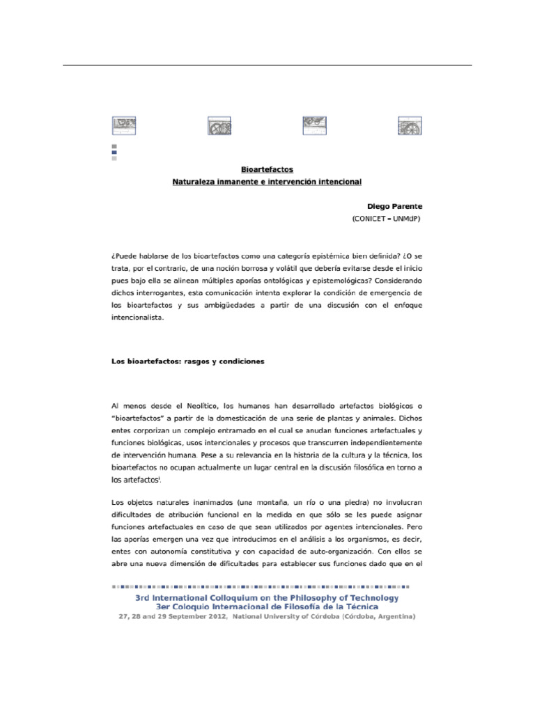 Bioartefactos Naturaleza Inmanente - ParenteDiego | PDF | Naturaleza ...