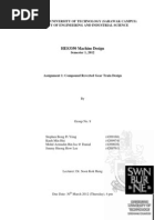 Download HES3350 Machine Design Semester 1 2012 Assignment 1 - Compound Reverted Gear Train Design by StephenPYBong SN87305572 doc pdf
