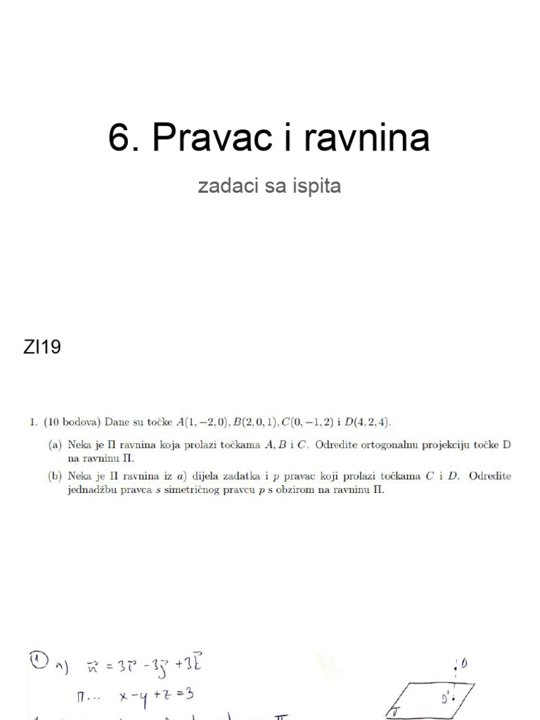 Pravac I Ravnina | PDF