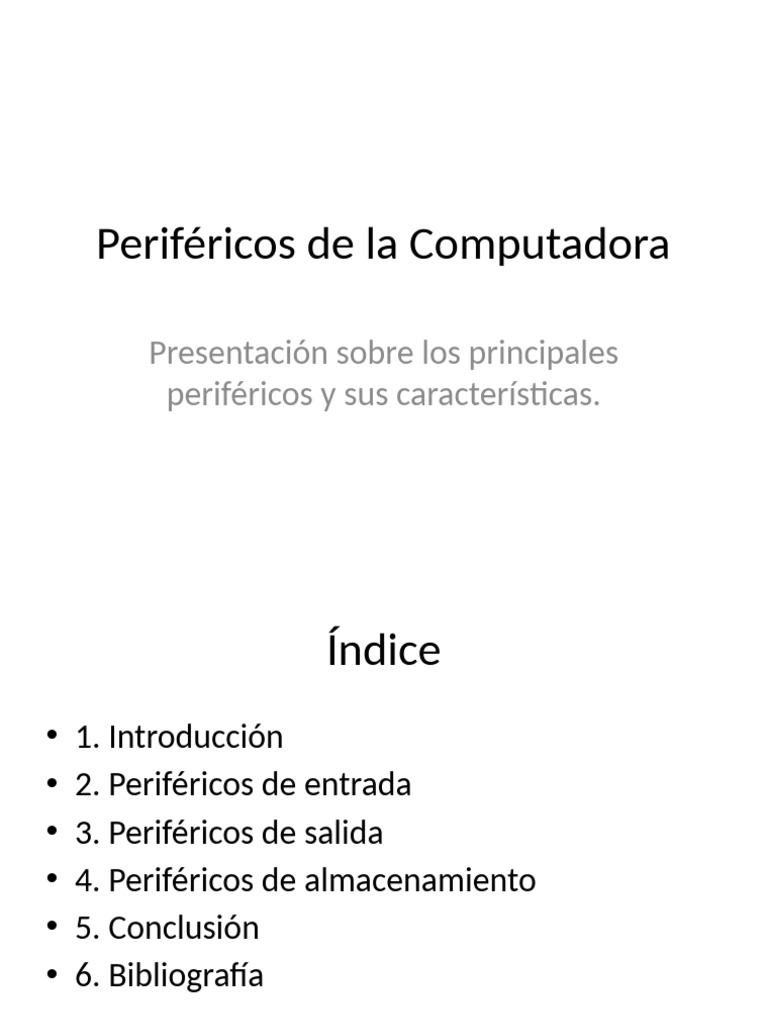 Perifericos Computadora | PDF | Periférico | Hardware de la computadora