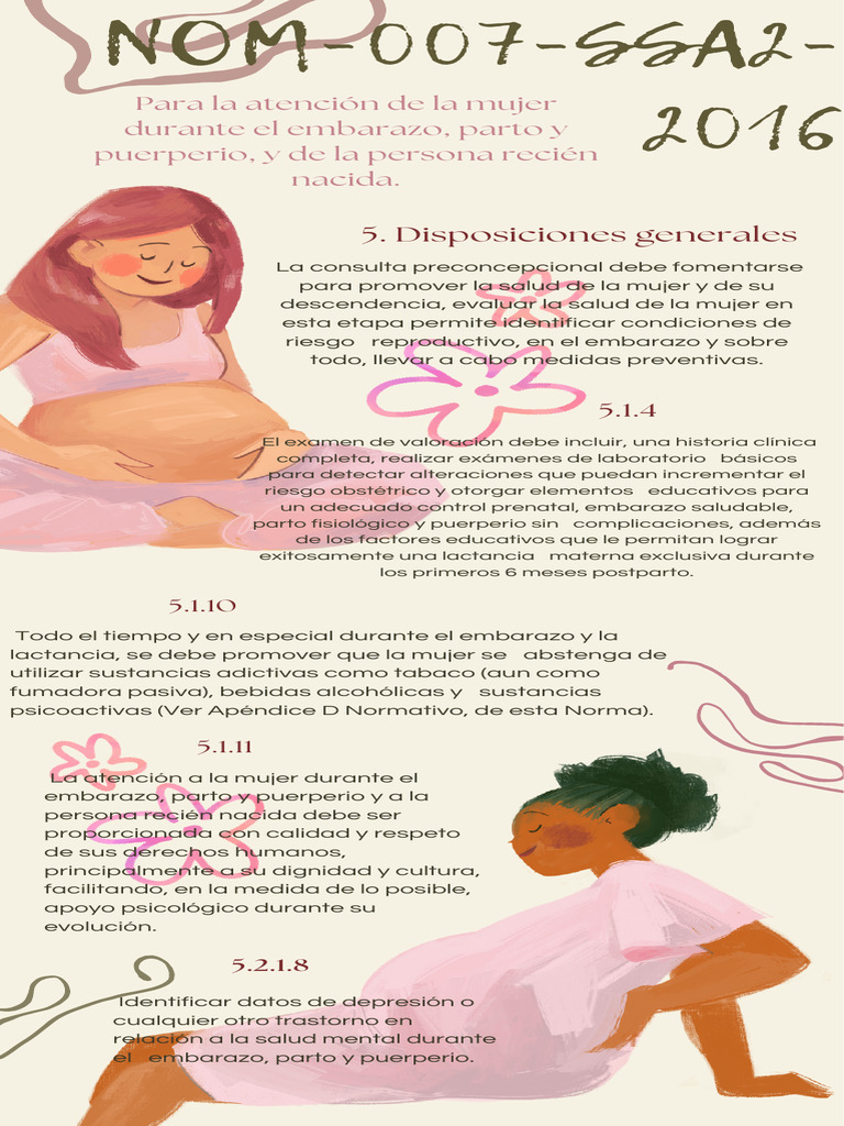 NOM-007-SSA2-2016 | PDF | El embarazo | Parto