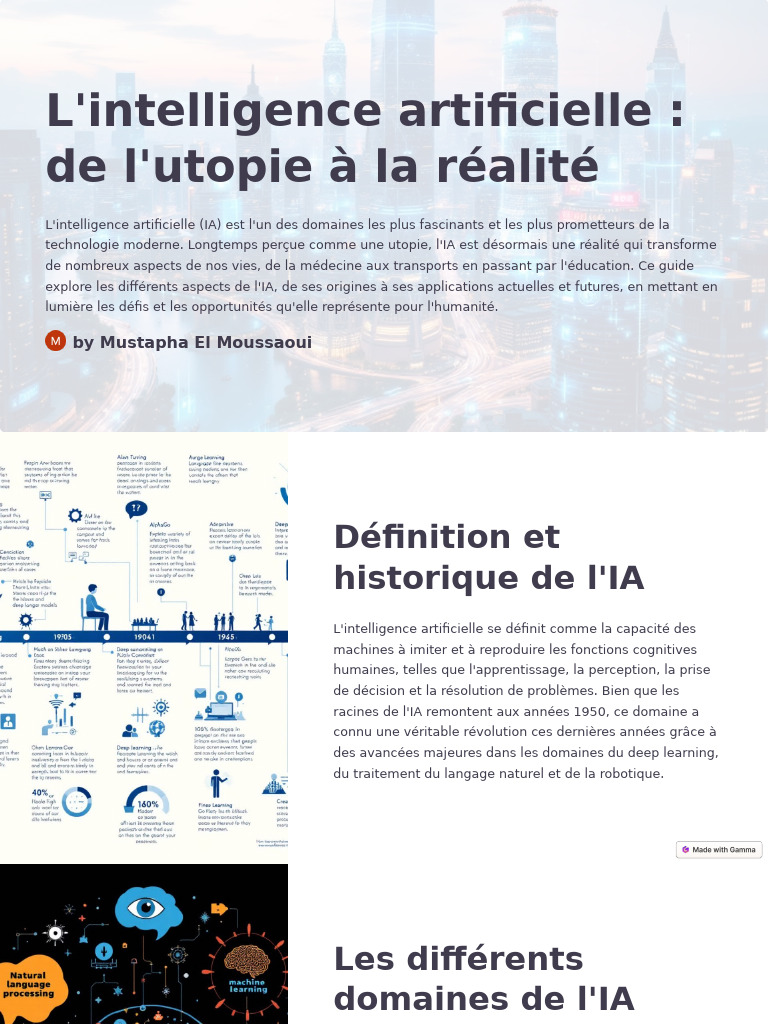 Lintelligence Artificielle de Lutopie A La Realite | PDF | Intelligence ...
