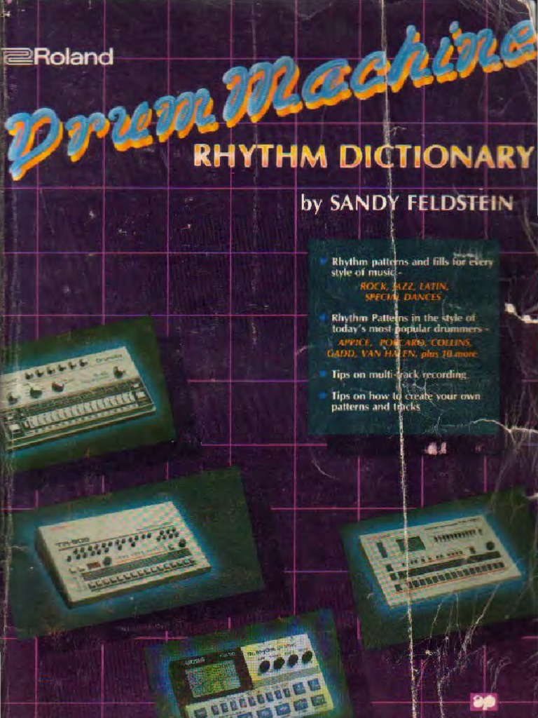 Roland Drum Machine Rhythm Dictionary Ocr Percussion Instruments