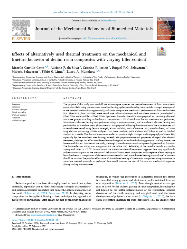 Effects of Alternatively Used Thermal Treatments On The Mechanical and ...