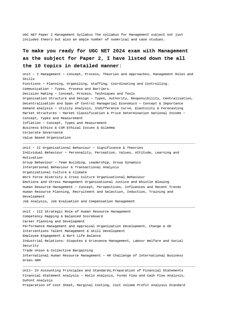 Net Syllabus | PDF | Marketing | Strategic Management