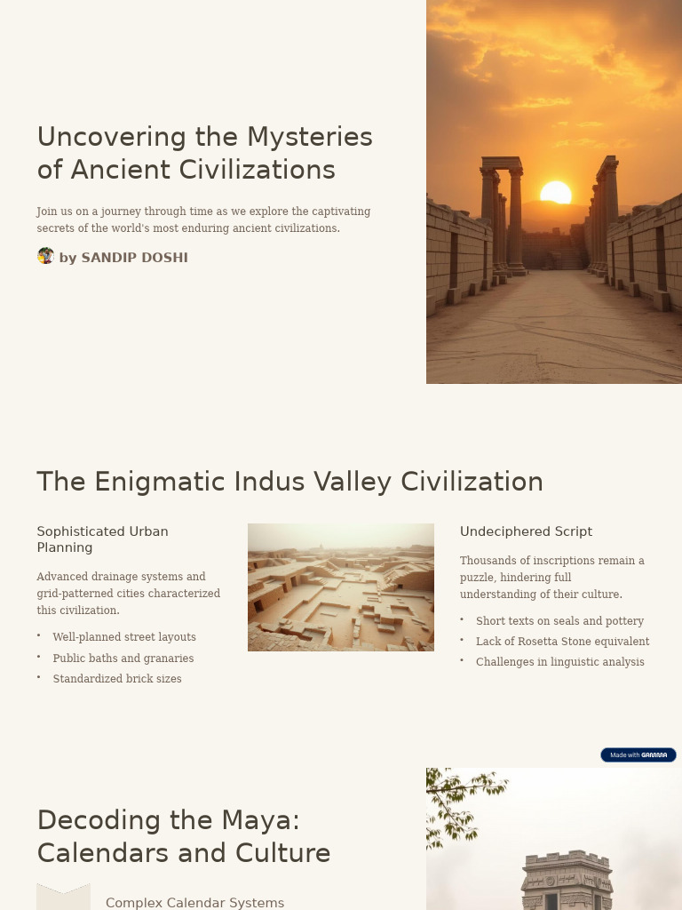 Secrets of Ancient Civilizations Revealed PDF Archaeology