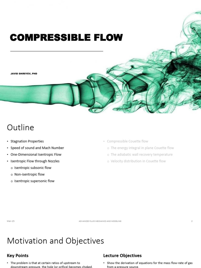 Compressible Flow Fundamentals | PDF | Fluid Dynamics | Compressible Flow