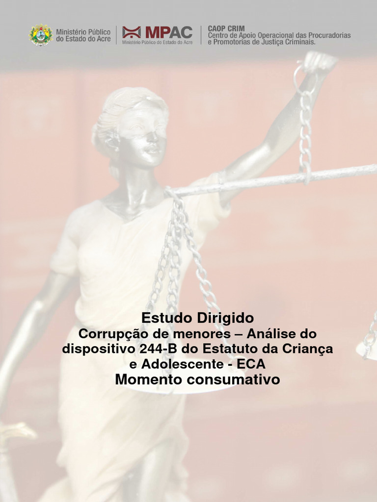 Análise do Art. 244-B do ECA | PDF | Crimes | Crime e Violência