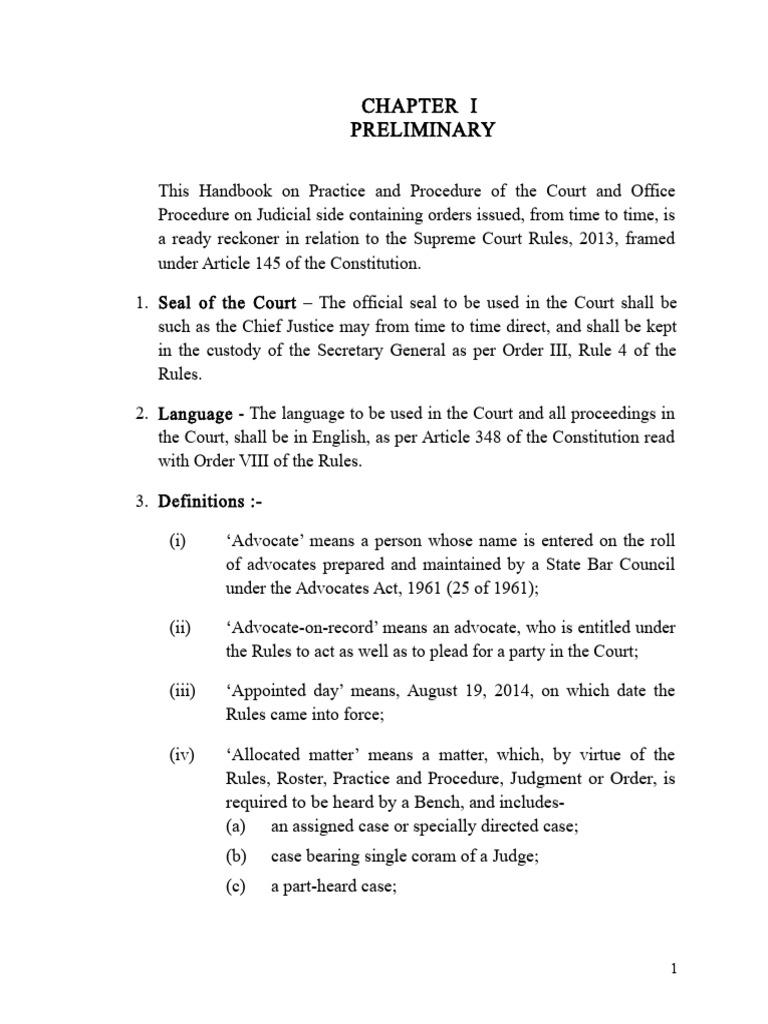 Supreme Court Practice and Procedure Handbook | PDF | Appeal | Supreme ...