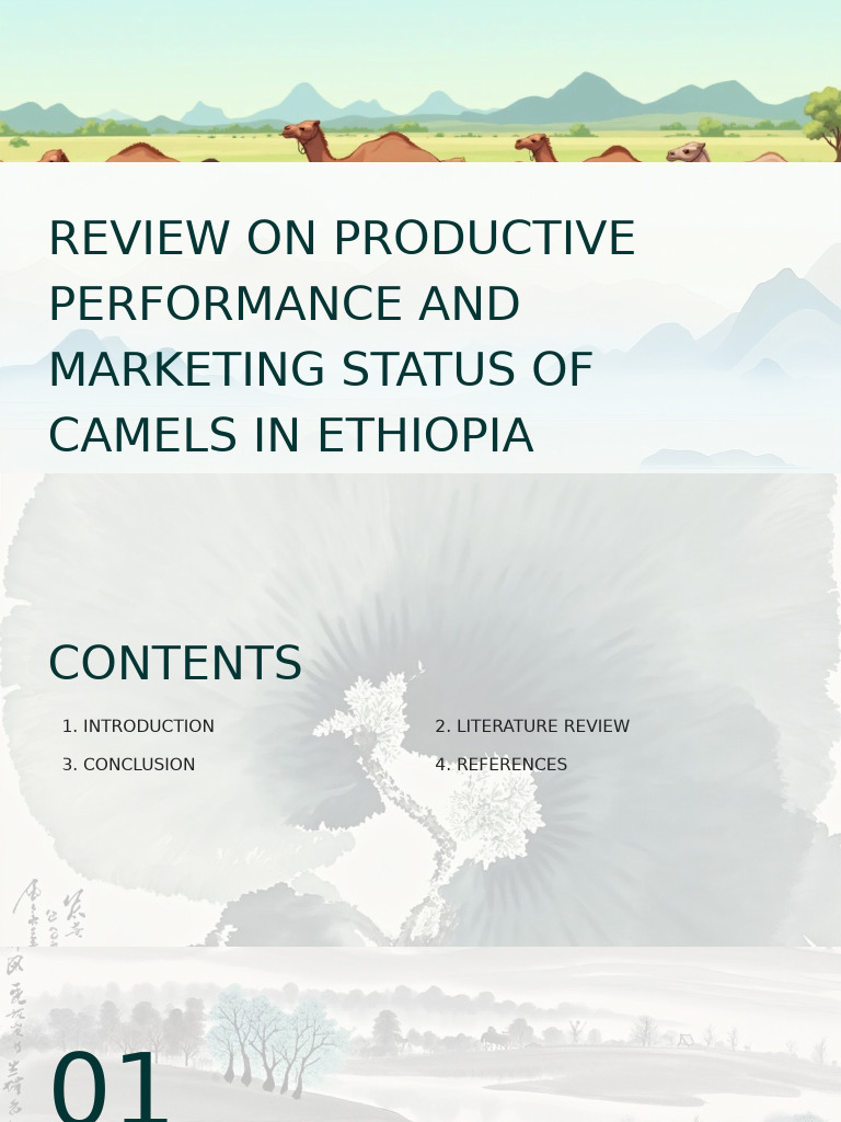 Review On Productive Performa | PDF | Livestock | Domesticated Animals