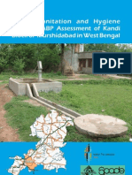 Water, Sanitation & Hygiene Related KABP Assessment in West Bengal 