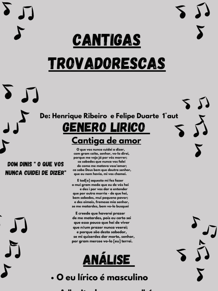 Cantigas Trovadorescas - 20240404 - 221310 - 0000 | PDF
