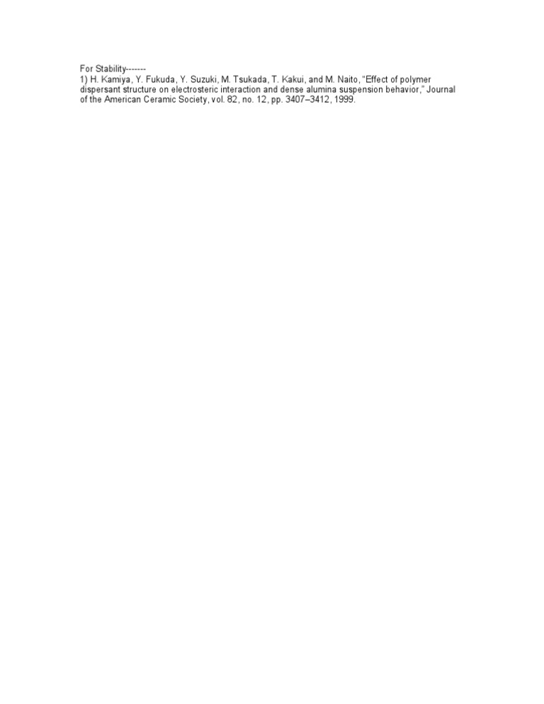 Required Papers | PDF