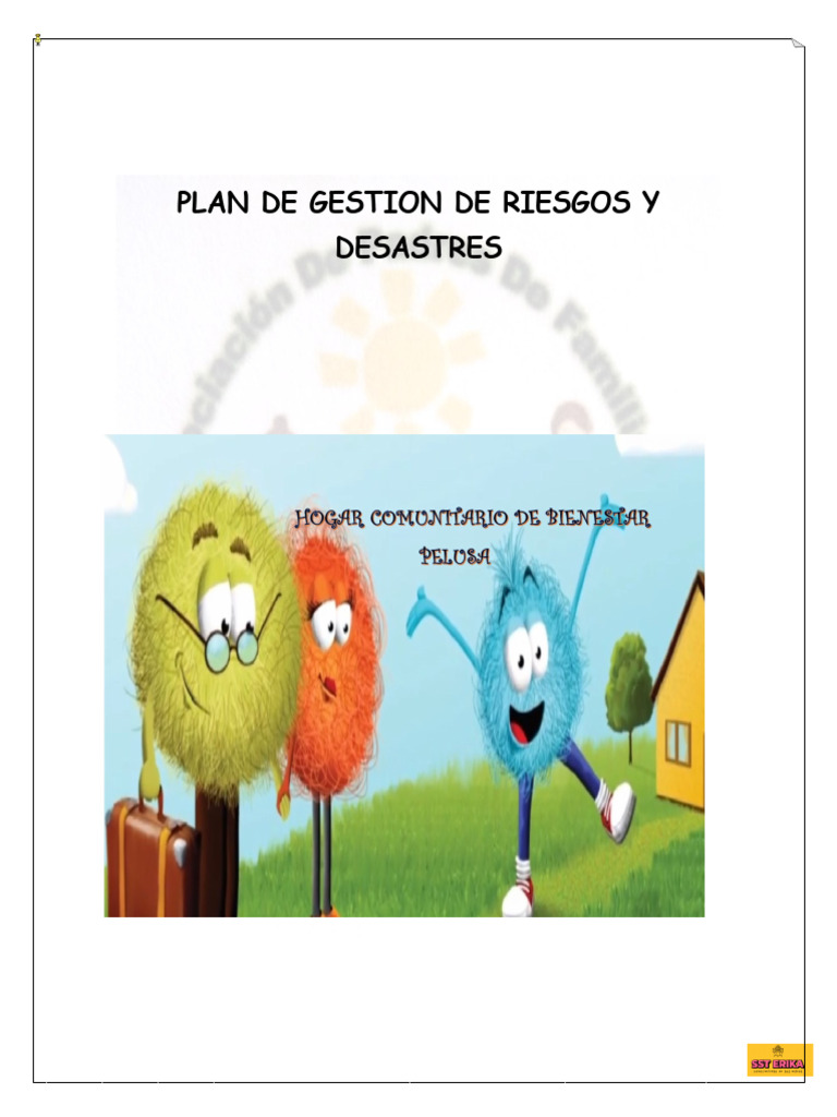 Plan de Gestión de Riesgos y Desastres | PDF | Riesgo
