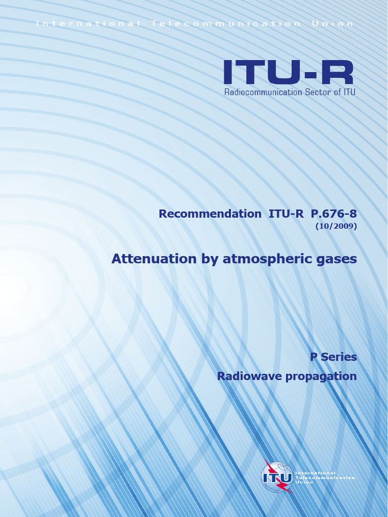 Atmospheric Gas Attenuation Methods | PDF | Water Vapor | Atmosphere