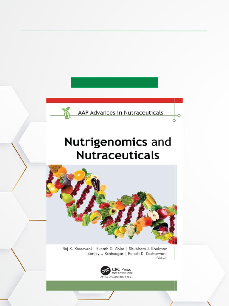 Nutrigenomics and Nutraceuticals Overview | PDF | Copyright | Nutraceutical