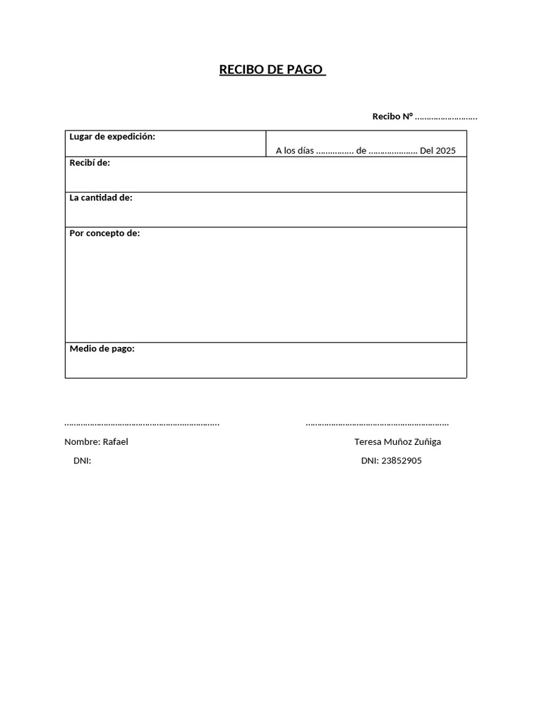 Recibo de Pago | PDF