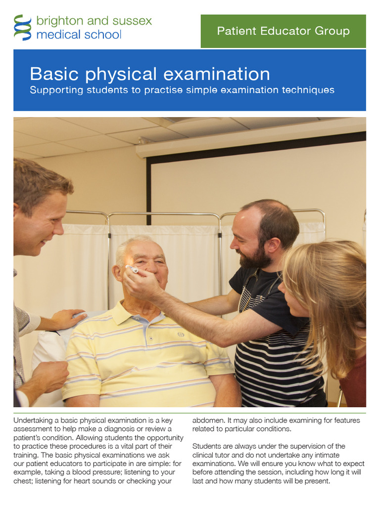 Peg Physical Exam Final | PDF | Physical Examination | Health Care