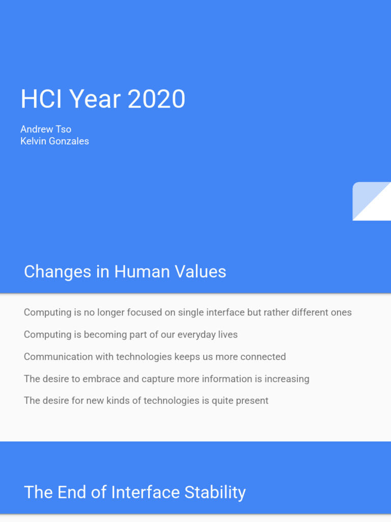 Future of HCI | PDF