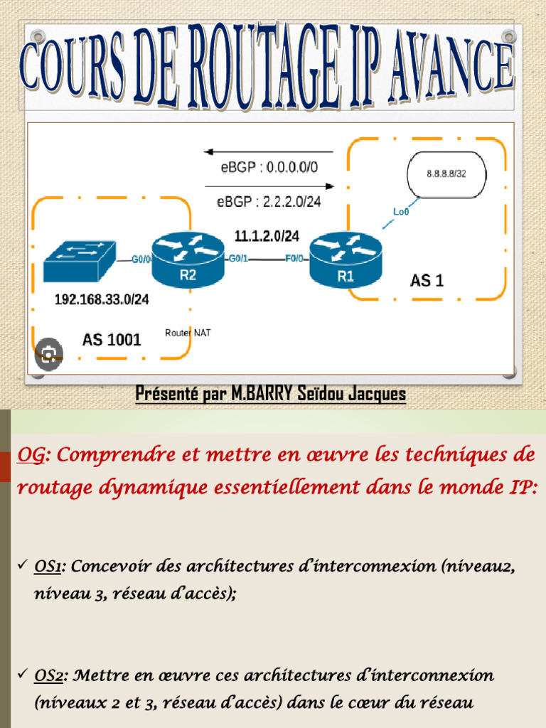Techniques de Routage Dynamique IP | PDF | Routage | Protocoles de ...