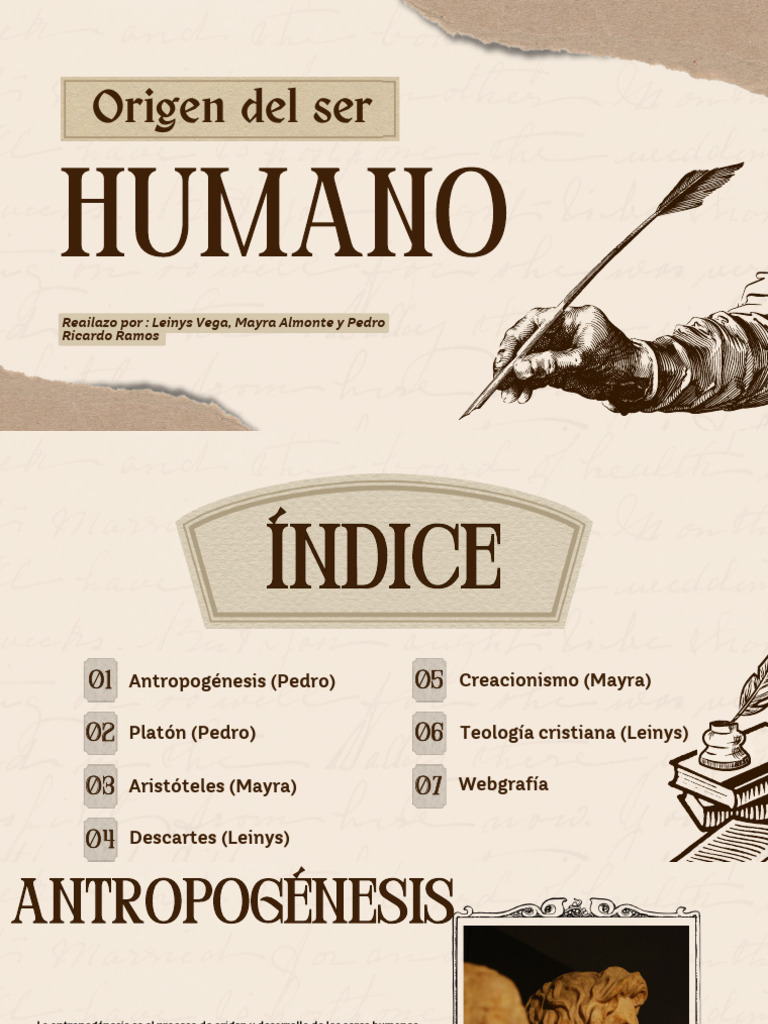 Antropogénesis y Filosofía del Ser Humano | PDF | Alma | Platón