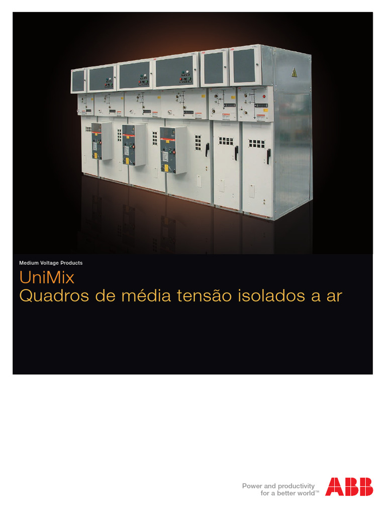 Quadros UniMix de Média Tensão | PDF | Eletricidade | Engenharia Elétrica