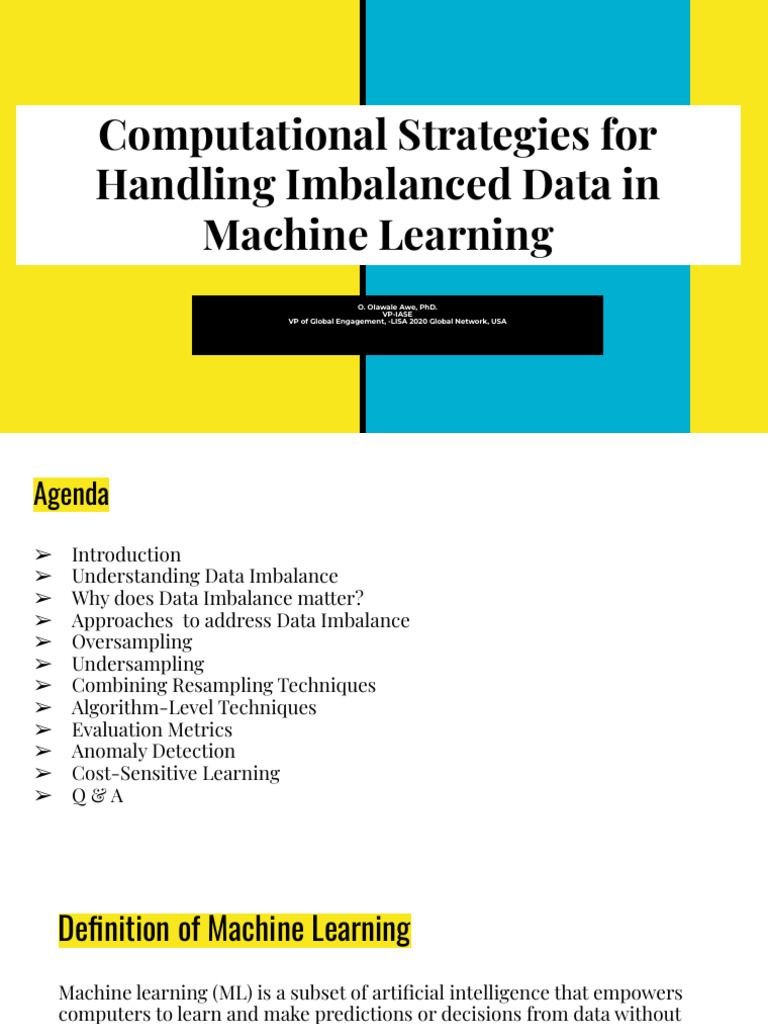 Handling Data Imbalance in Machine Learning | PDF | Machine Learning ...