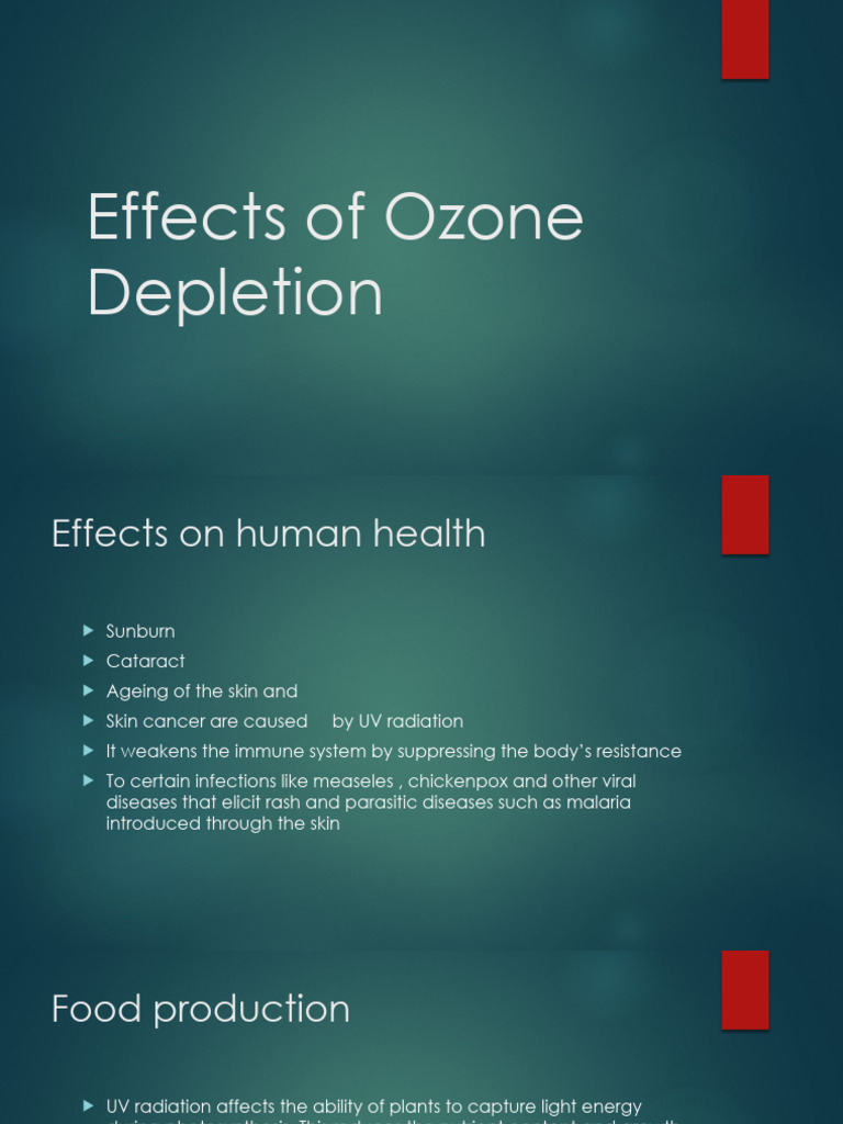 Effects of Ozone Depletion | PDF