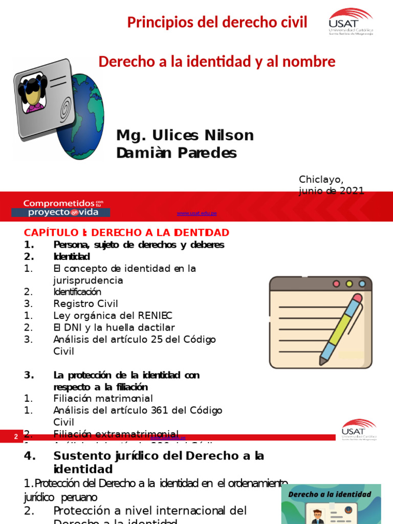 Derecho a la Identidad y Nombre Infantil | PDF | Justicia | Crimen y ...