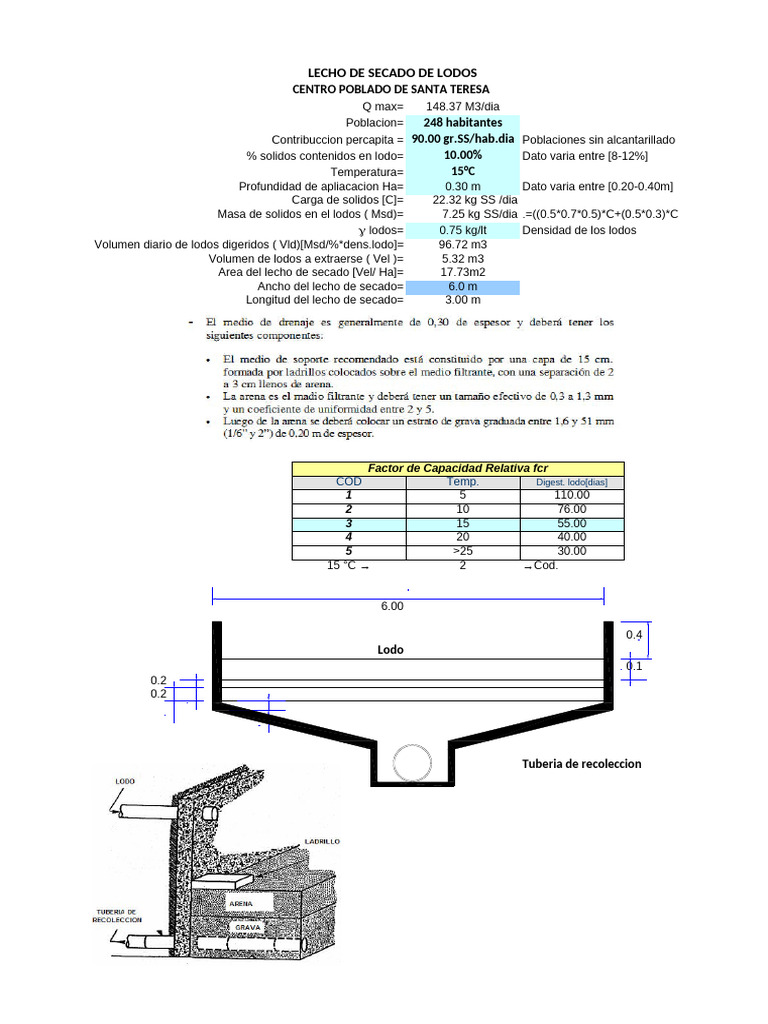 243750023-5-disen-de-lecho-de-secado-xls | PDF