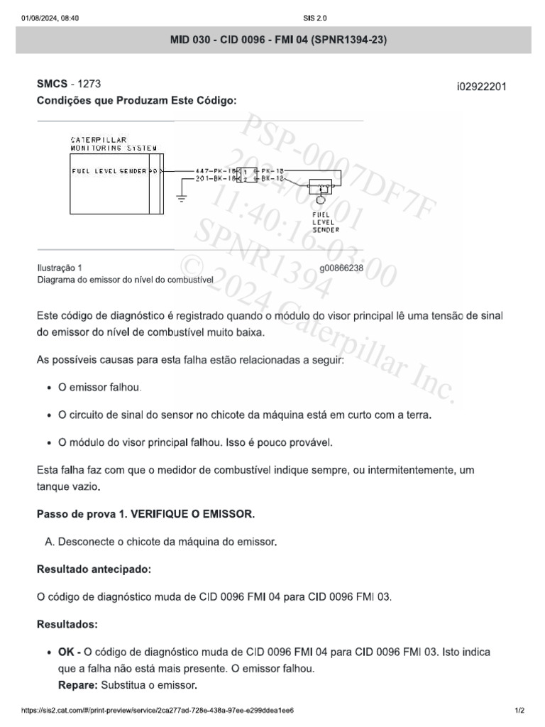 Mid 030 - Cid 0096 - Fmi 04 | PDF