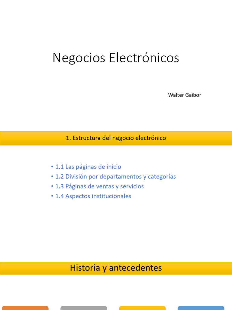 Estructura y Tipos de Negocios Electrónicos | PDF | Comercio ...