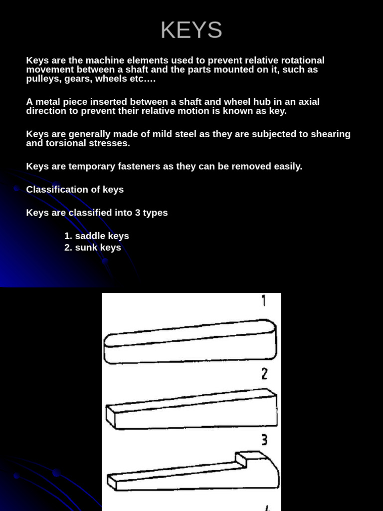Keys - Class | PDF | Machines | Manufactured Goods
