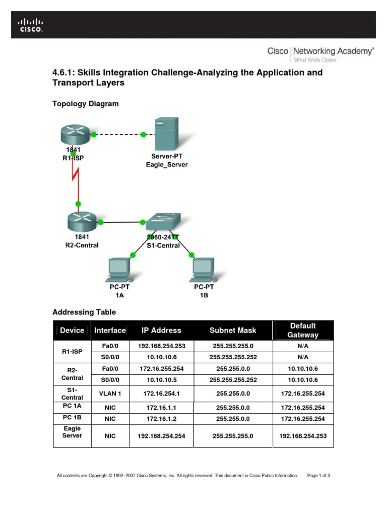 4 6 1 3 | PDF | Computer Network | Gateway (Telecommunications)