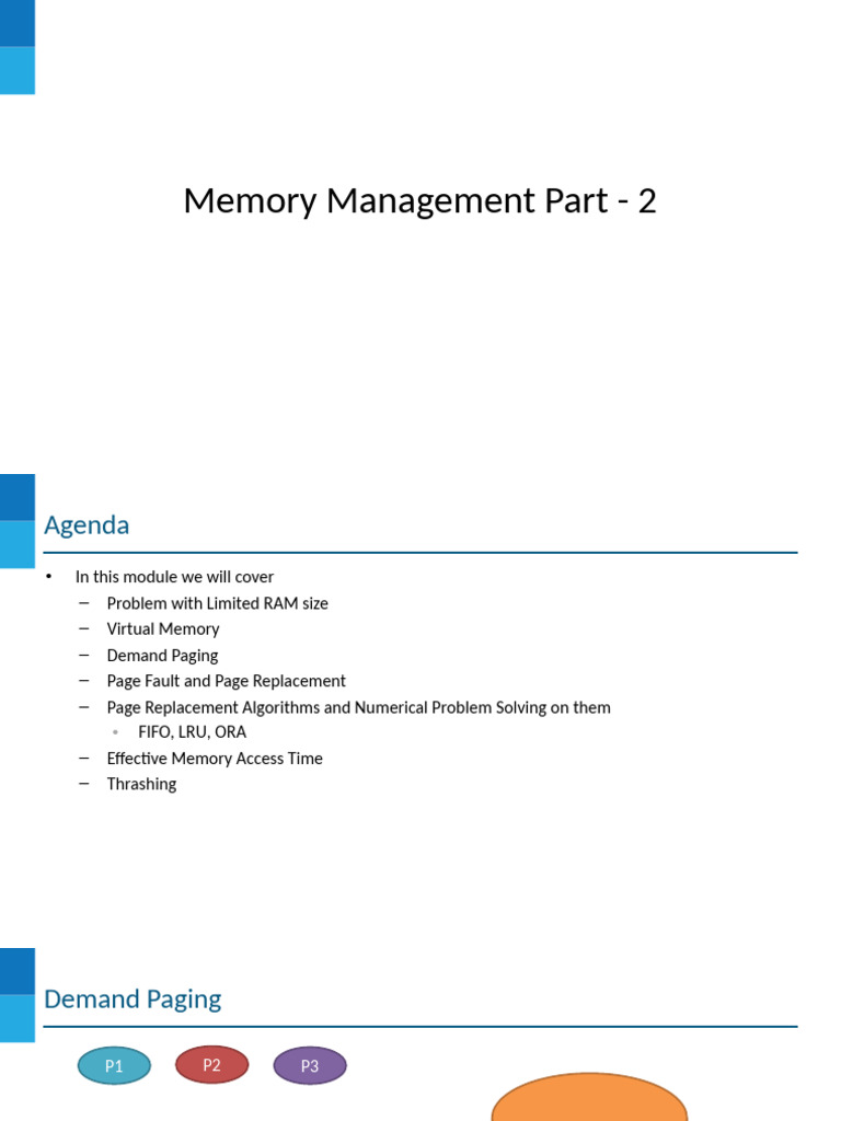 Virtual Memory Management_Final | PDF | Computer Data | Computer Data ...