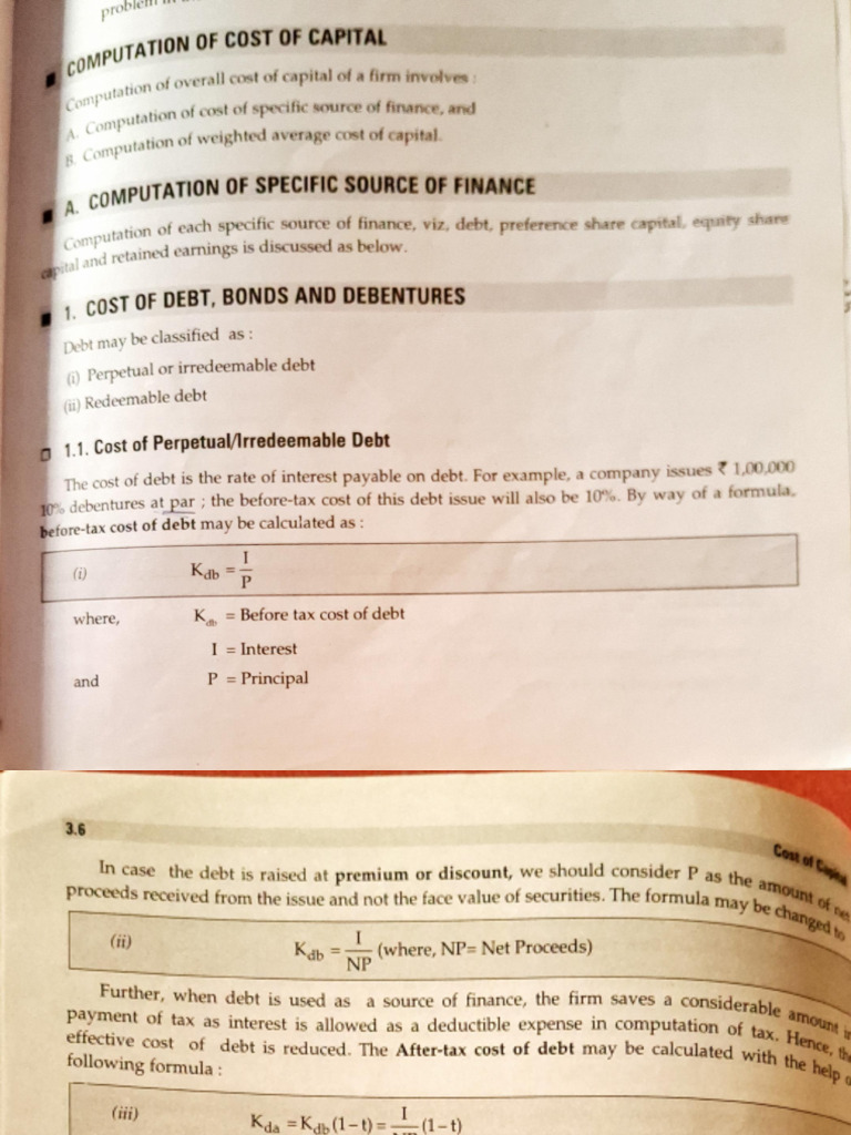 fm unit 2 chp 3 | PDF | Dividend | Cost Of Capital