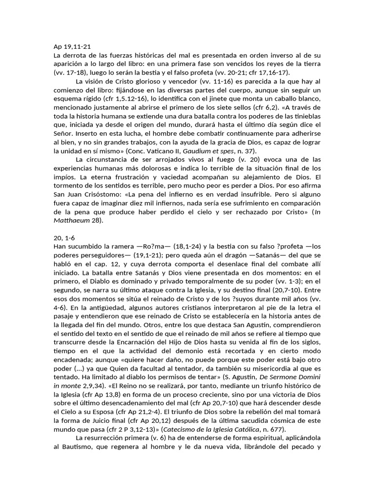 Borrador 1 3 Etapa Apocalispsis 2019 | PDF | Cristo (título) | Infierno