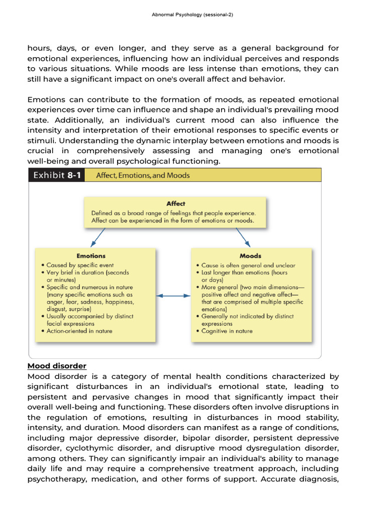 Abnormal Psy Sessional 2 (Extd.) | PDF | Mental Health | Abnormal ...