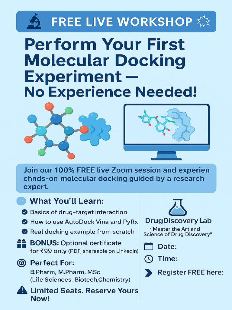 Molecular Docking Workshop Template | PDF