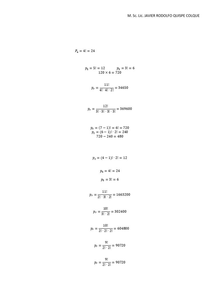 Ejercicios de Combinatoria para Primaria | PDF | Matemáticas