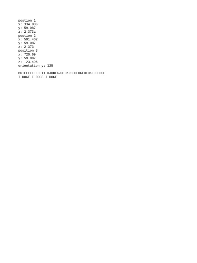 Postion 1 | PDF