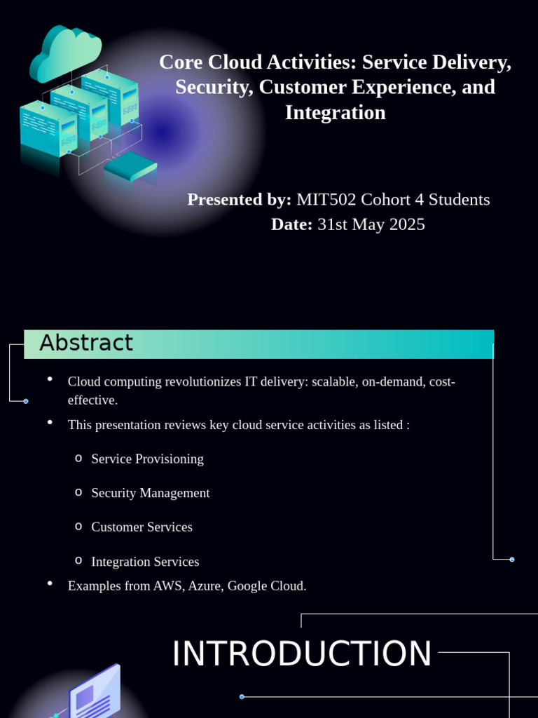 Cloud Computer Group Presentation by Some Master Student | PDF | Cloud ...